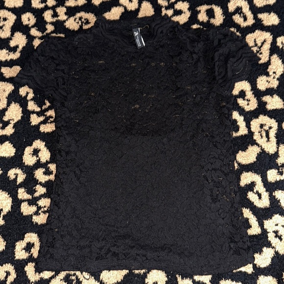 Zara Tops - Zara Lace Short Sleeve Top Sz. S